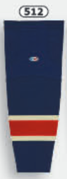 Athletic Knit (AK) HS2100-512 New York Rangers Heritage Navy Mesh Ice Hockey Socks - PSH Sports