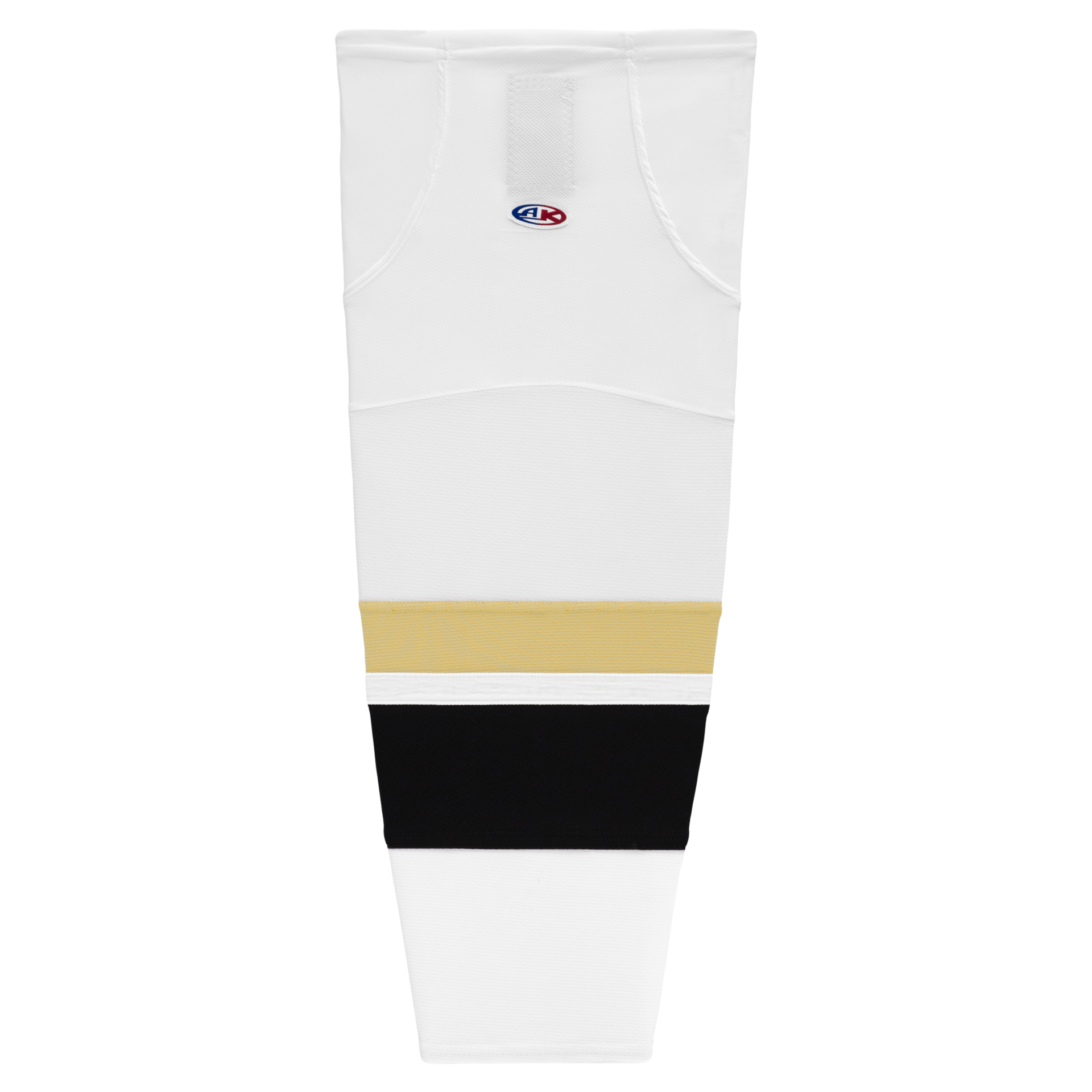 Athletic Knit (AK) HS2100-515 New Pittsburgh Penguins Third White Mesh Ice Hockey Socks - PSH Sports