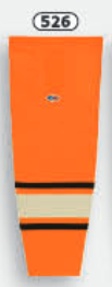 Athletic Knit (AK) HS2100-526 2012 Philadelphia Flyers Winter Classic Orange Mesh Ice Hockey Socks - PSH Sports