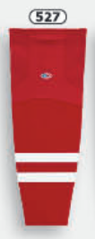 Athletic Knit (AK) HS2100-527 2013 Carolina Hurricanes Red Mesh Ice Hockey Socks - PSH Sports