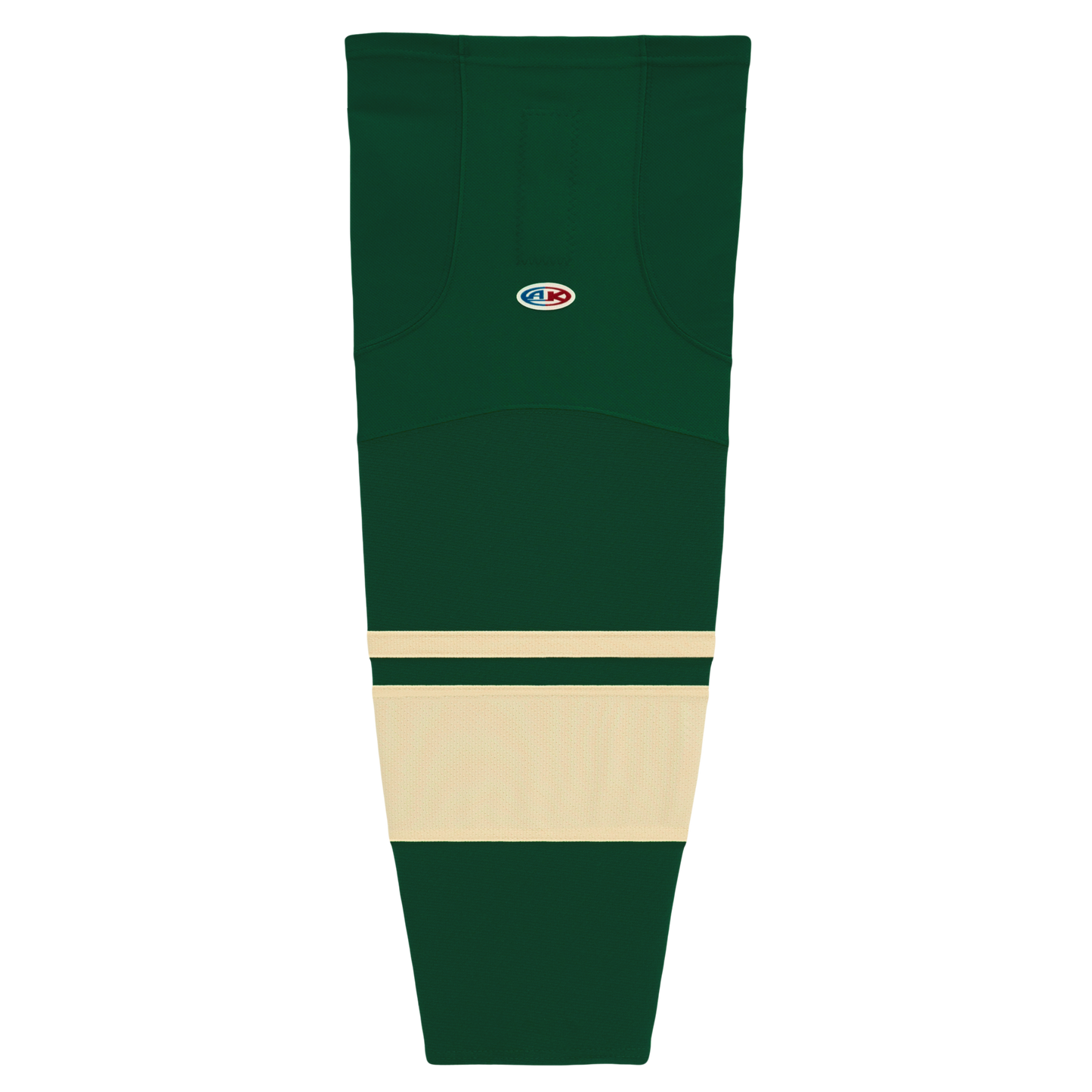 Athletic Knit (AK) HS2100-563 2009 Minnesota Wild Third Dark Green Mesh Ice Hockey Socks - PSH Sports