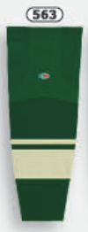 Athletic Knit (AK) HS2100-563 2009 Minnesota Wild Third Dark Green Mesh Ice Hockey Socks - PSH Sports