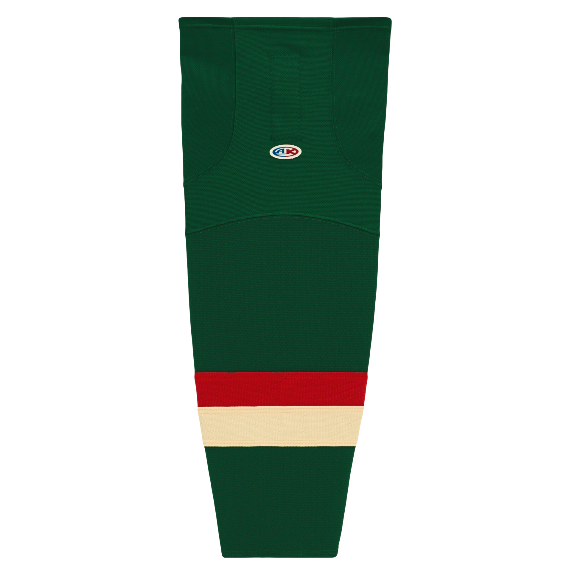 Athletic Knit (AK) HS2100-588 2016 Minnesota Wild Stadium Series Dark Green Mesh Ice Hockey Socks - PSH Sports