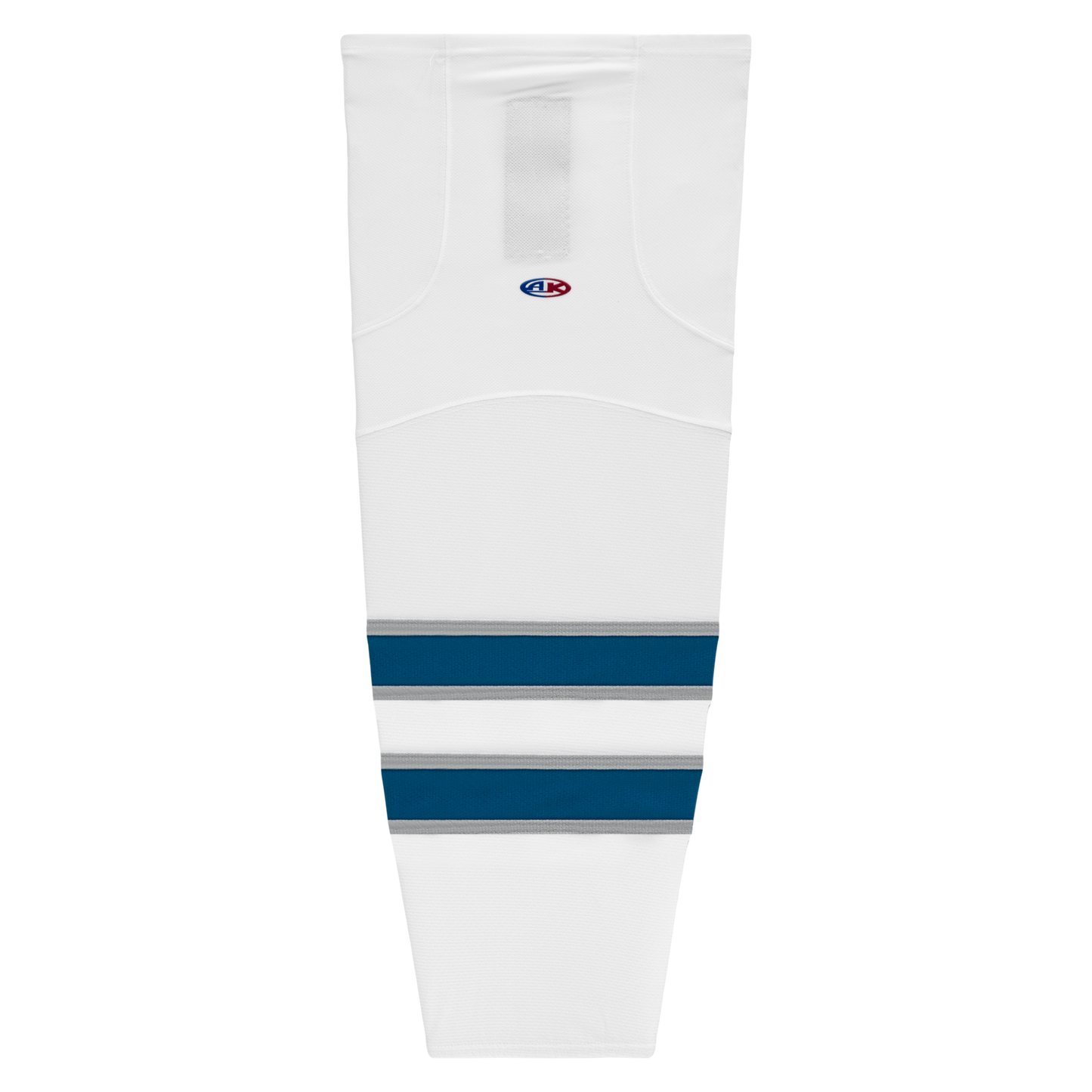 Athletic Knit (AK) HS2100-596 2011 Winnipeg Jets White Mesh Ice Hockey Socks - PSH Sports