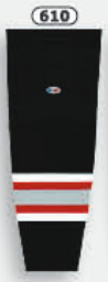 Athletic Knit (AK) HS2100-610 Buffalo Sabres Black Mesh Ice Hockey Socks - PSH Sports