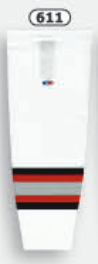 Athletic Knit (AK) HS2100-611 Buffalo Sabres White Mesh Ice Hockey Socks - PSH Sports