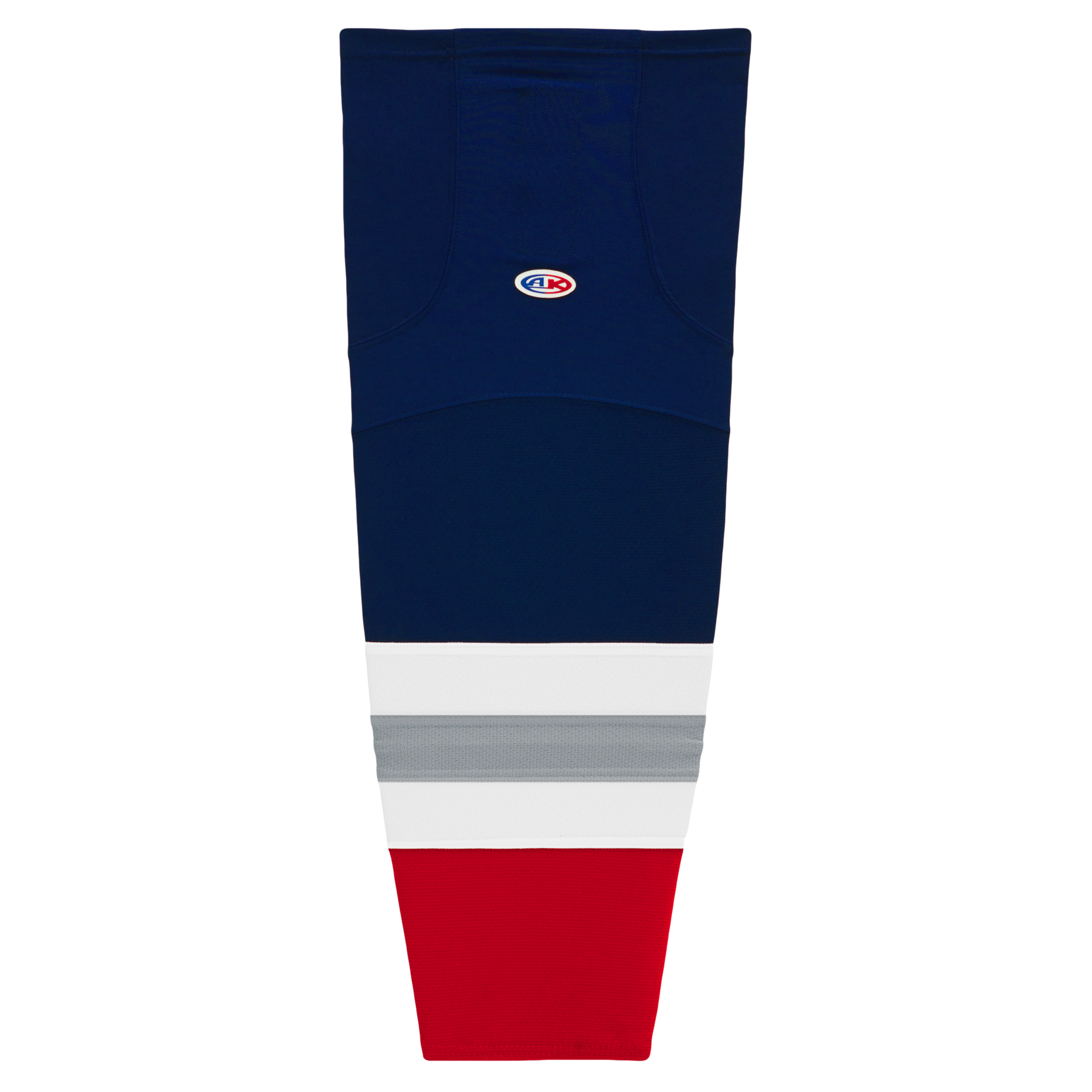 Athletic Knit (AK) HS2100-612 New York Rangers Third Navy Mesh Ice Hockey Socks - PSH Sports