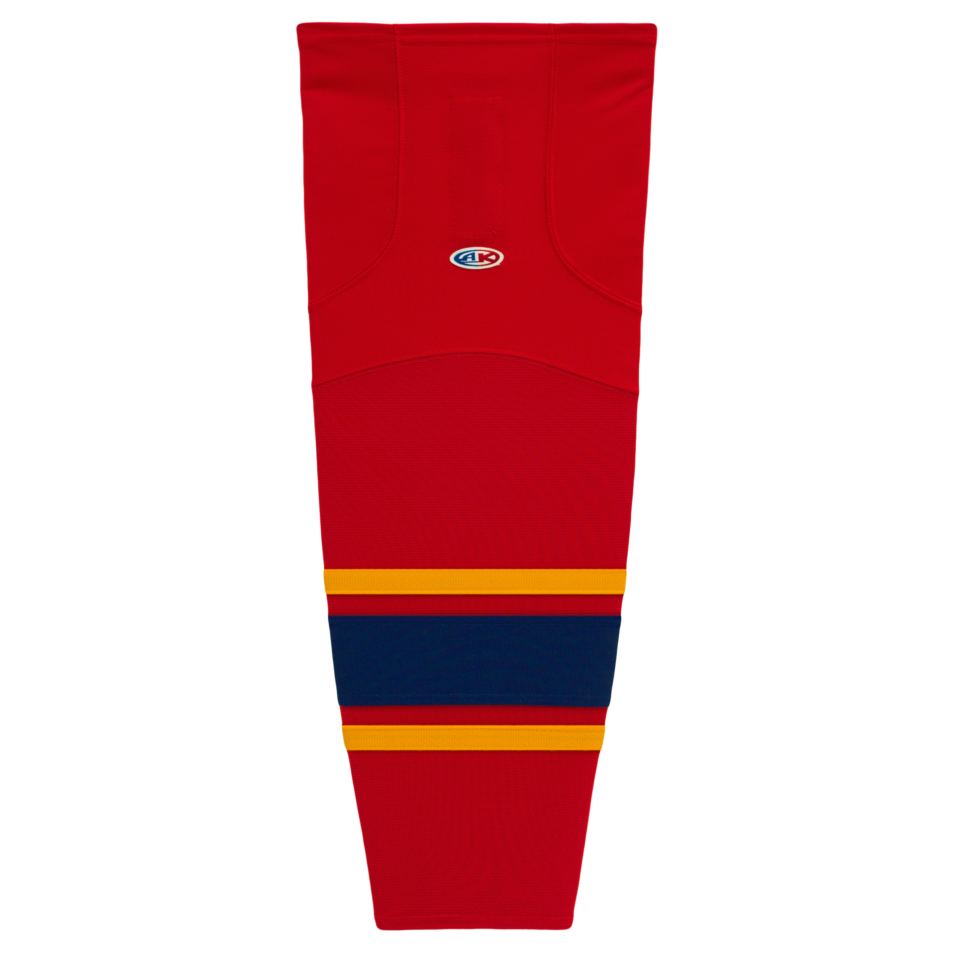 Athletic Knit (AK) HS2100-662 2013 Florida Panthers Red Mesh Ice Hockey Socks - PSH Sports
