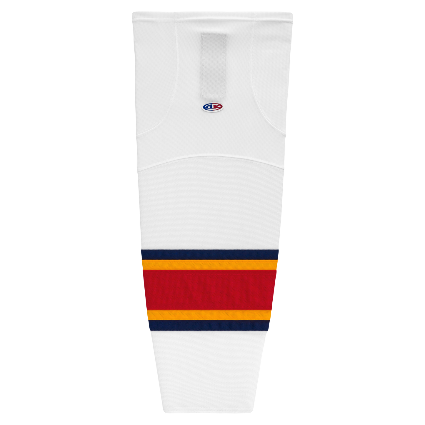 Athletic Knit (AK) HS2100-663 2013 Florida Panthers White Mesh Ice Hockey Socks - PSH Sports