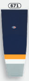 Athletic Knit (AK) HS2100-671 Nashville Predators Navy Mesh Ice Hockey Socks - PSH Sports