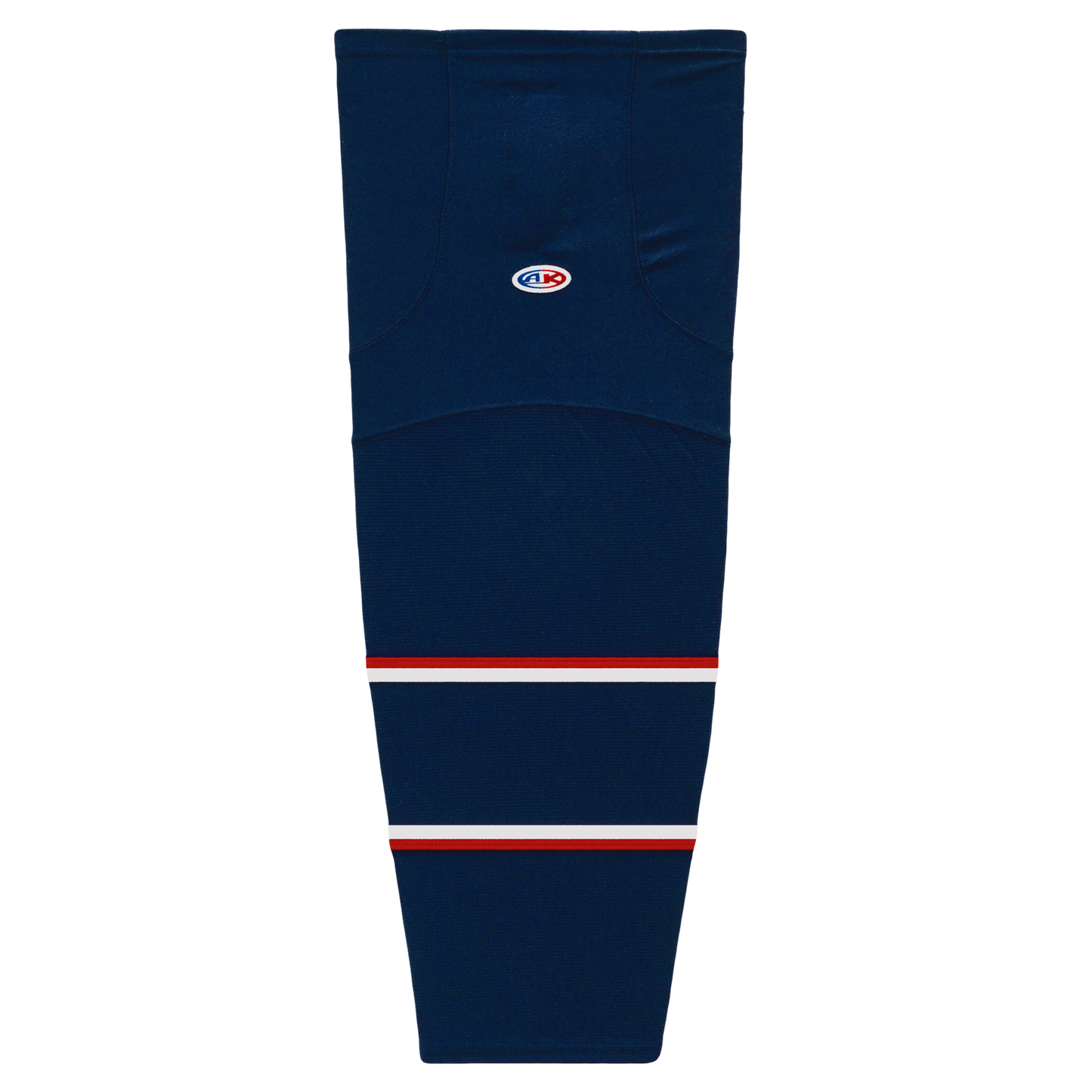 Athletic Knit (AK) HS2100-688 2017 Columbus Blue Jackets Navy Mesh Ice Hockey Socks - PSH Sports