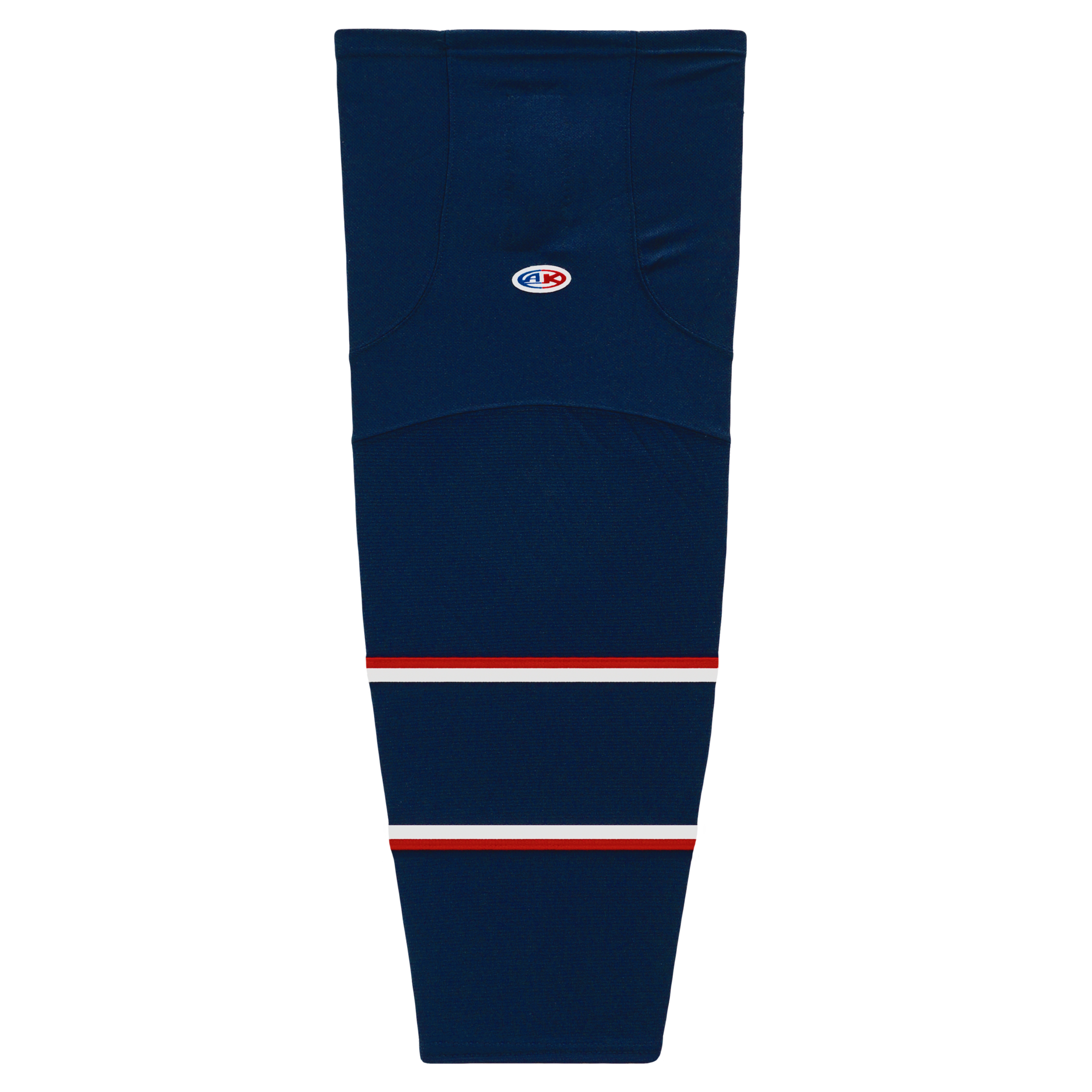 Athletic Knit (AK) HS2100-688 2017 Columbus Blue Jackets Navy Mesh Ice Hockey Socks - PSH Sports