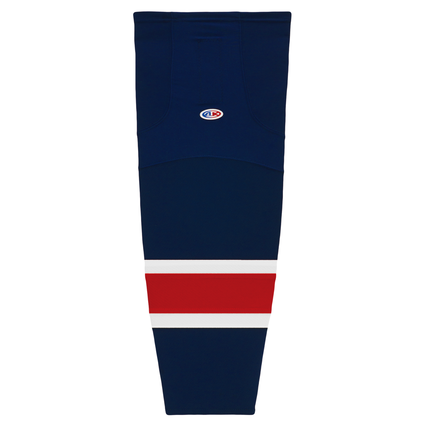 Athletic Knit (AK) HS2100-690 Columbus Blue Jackets Navy Mesh Ice Hockey Socks - PSH Sports