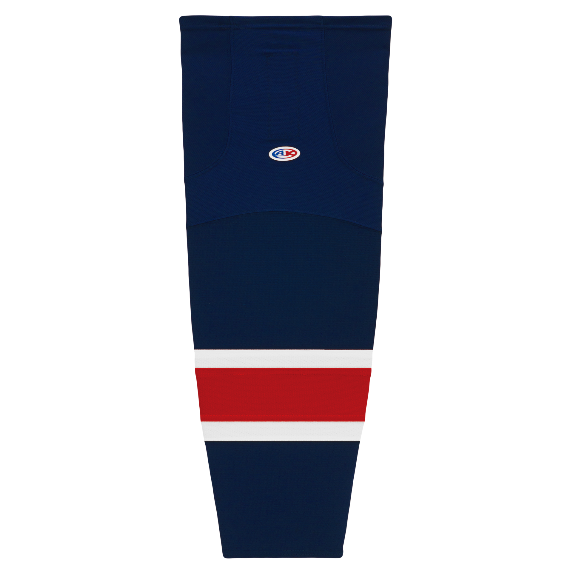Athletic Knit (AK) HS2100-690 Columbus Blue Jackets Navy Mesh Ice Hockey Socks - PSH Sports
