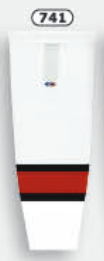 Athletic Knit (AK) HS2100-741 2002 Team Canada White Mesh Ice Hockey Socks - PSH Sports