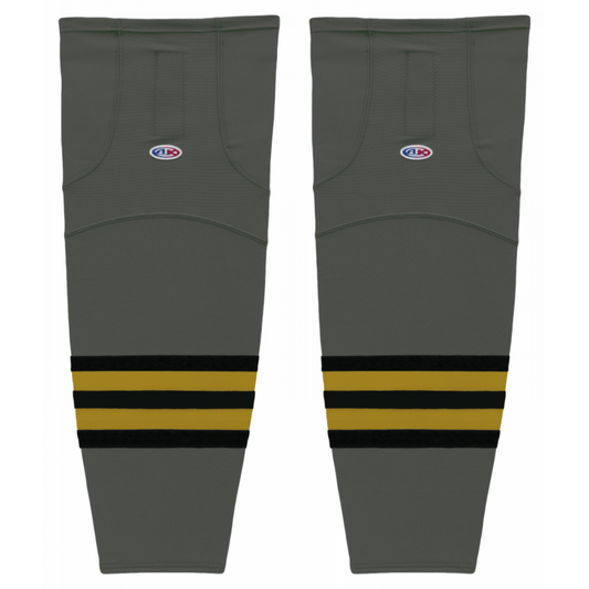 Athletic Knit (AK) HS2100-748 Vegas Golden Knights Graphite Mesh Ice Hockey Socks - PSH Sports