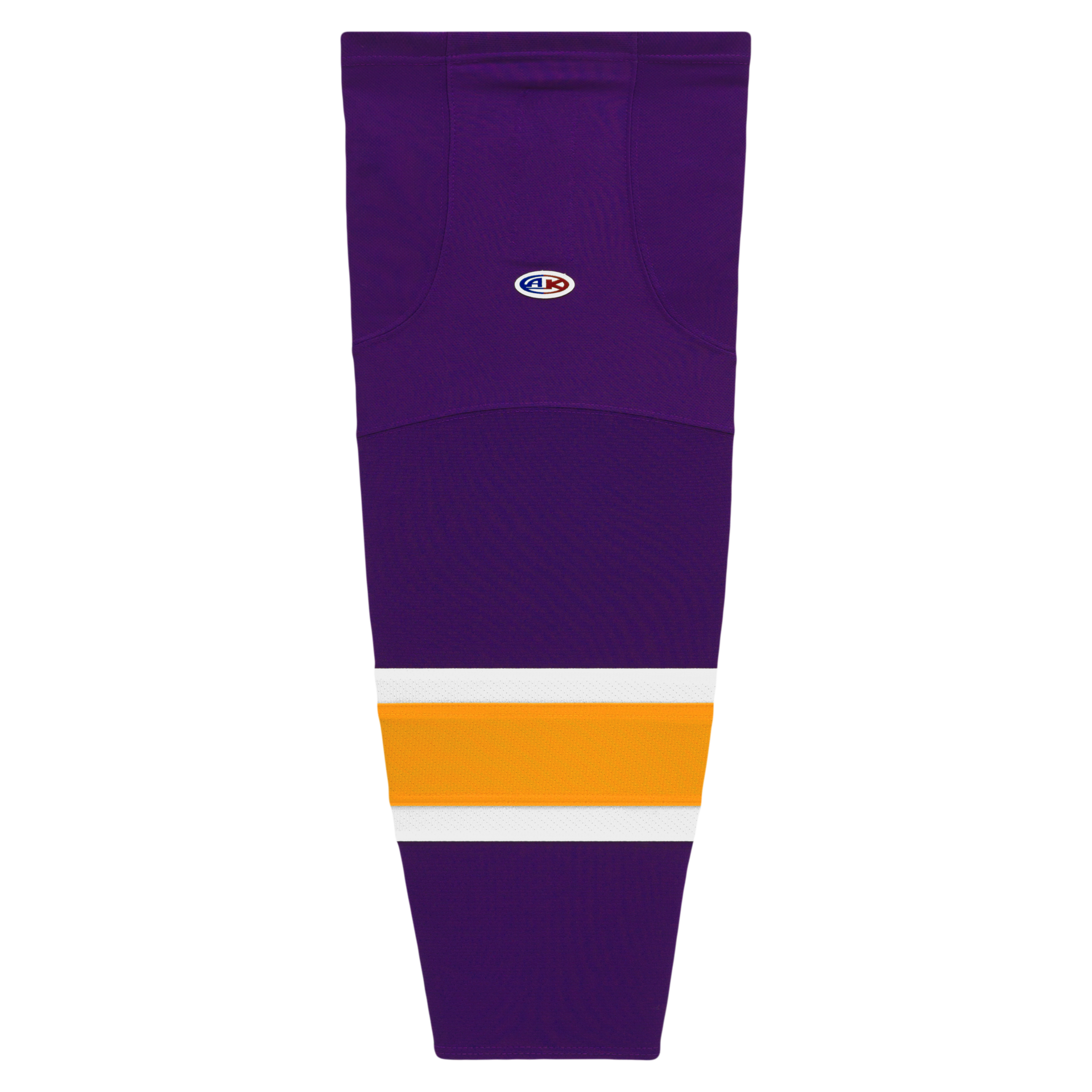 Athletic Knit (AK) HS2100-751 Vintage Los Angeles Kings Purple Mesh Ice Hockey Socks - PSH Sports