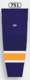 Athletic Knit (AK) HS2100-751 Vintage Los Angeles Kings Purple Mesh Ice Hockey Socks - PSH Sports