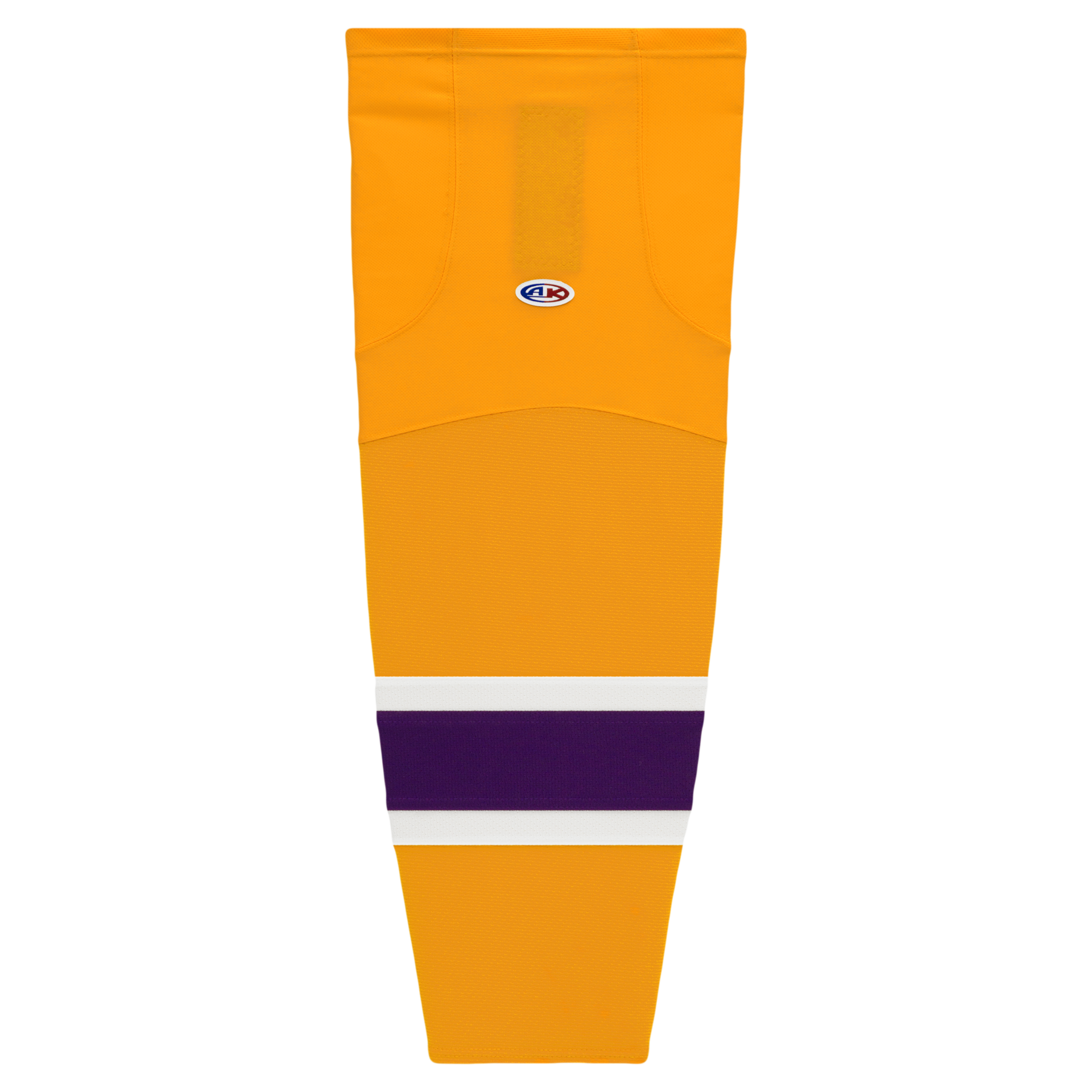 Athletic Knit (AK) HS2100-752 Vintage Los Angeles Kings Gold Mesh Ice Hockey Socks - PSH Sports