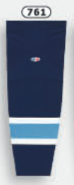Athletic Knit (AK) HS2100-761 Navy/Sky Blue/White Mesh Ice Hockey Socks - PSH Sports