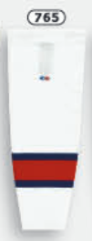 Athletic Knit (AK) HS2100-765 White/Navy/Red Mesh Ice Hockey Socks - PSH Sports