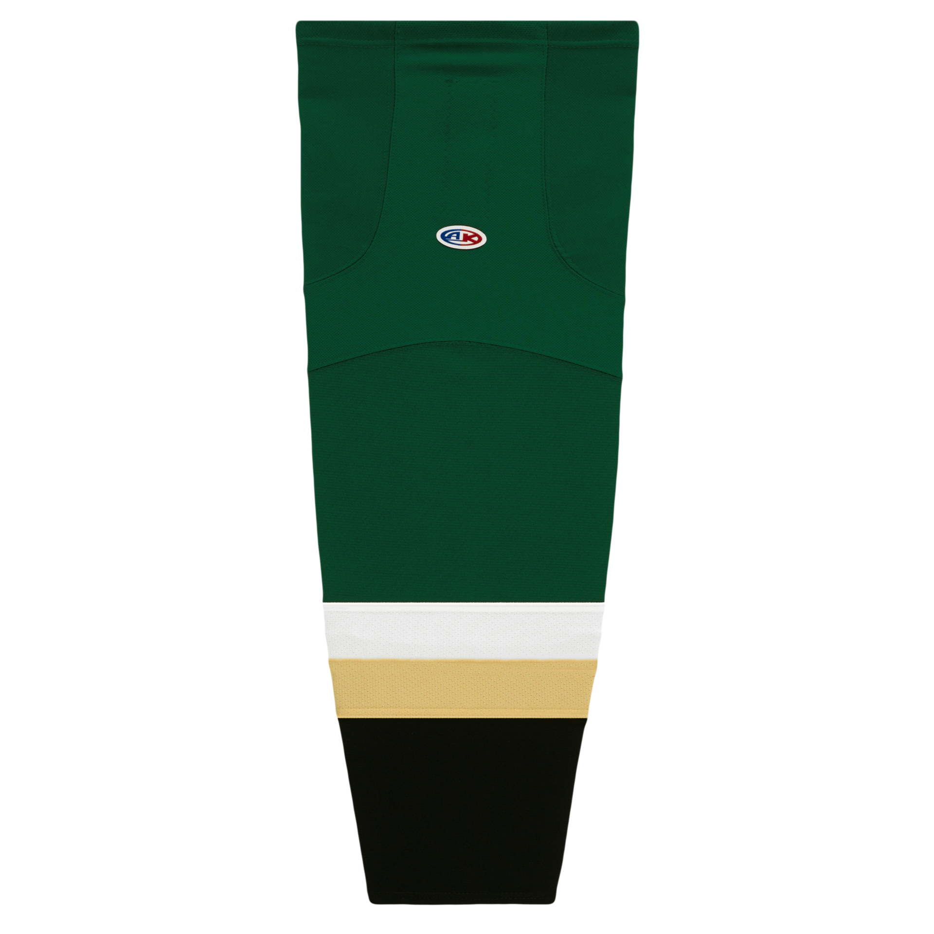 Athletic Knit (AK) HS2100-792 New Texas (Dallas) Stars Dark Green Mesh Ice Hockey Socks - PSH Sports
