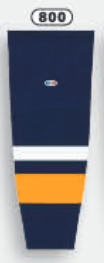 Athletic Knit (AK) HS2100-800 2008 Buffalo Sabres Navy Mesh Ice Hockey Socks - PSH Sports