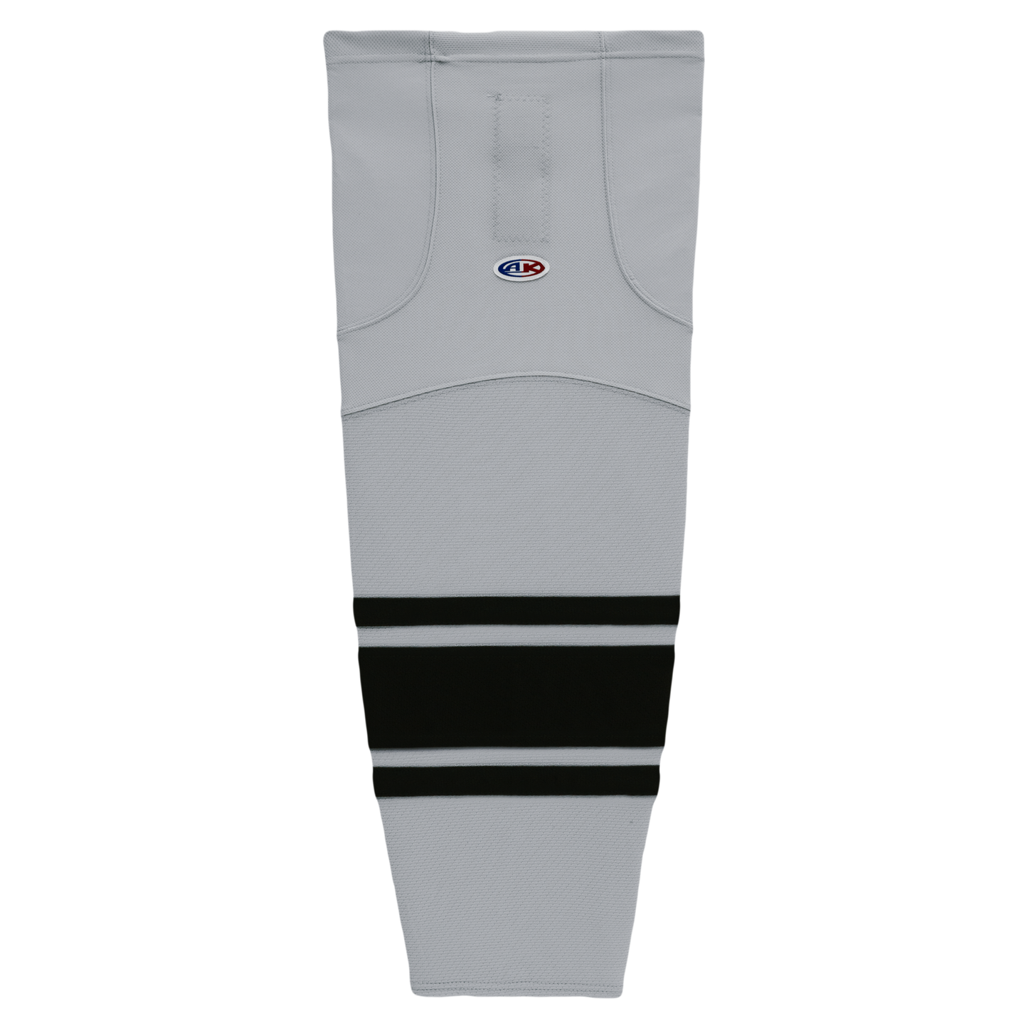 Athletic Knit (AK) HS2100-822 Grey/Black Mesh Ice Hockey Socks - PSH Sports