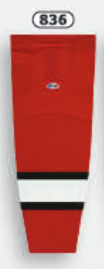 Athletic Knit (AK) HS2100-836 2010 Ottawa Senators Red Mesh Ice Hockey Socks - PSH Sports