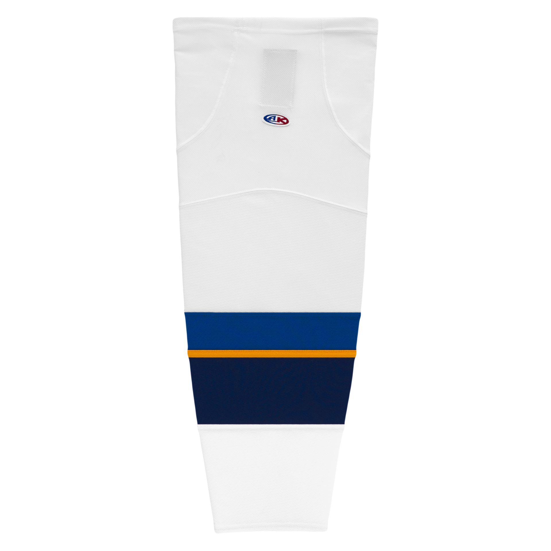 Athletic Knit (AK) HS2100-847 2011 St. Louis Blues White Mesh Ice Hockey Socks - PSH Sports