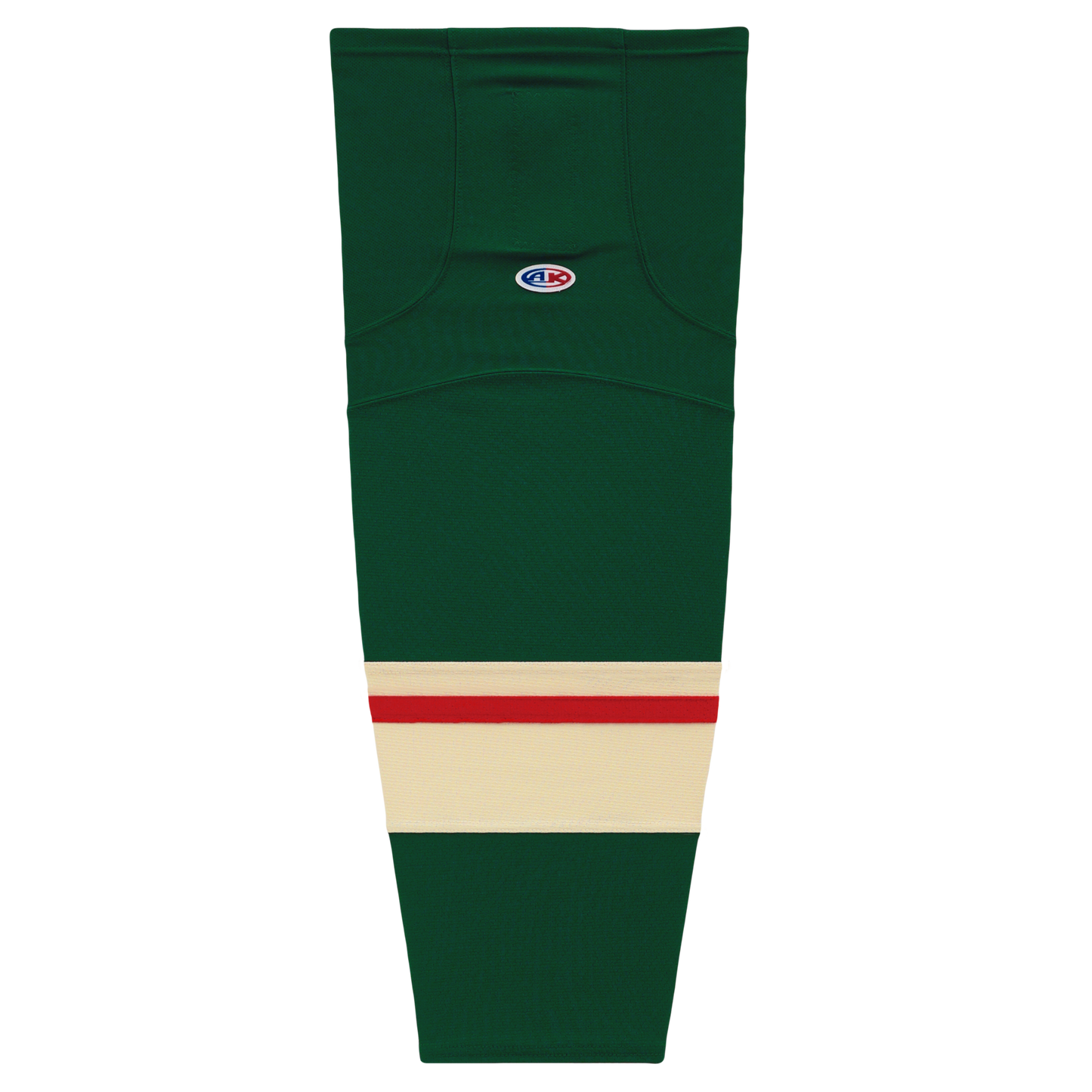 Athletic Knit (AK) HS2100-860 2017 Minnesota Wild Dark Green Mesh Ice Hockey Socks - PSH Sports