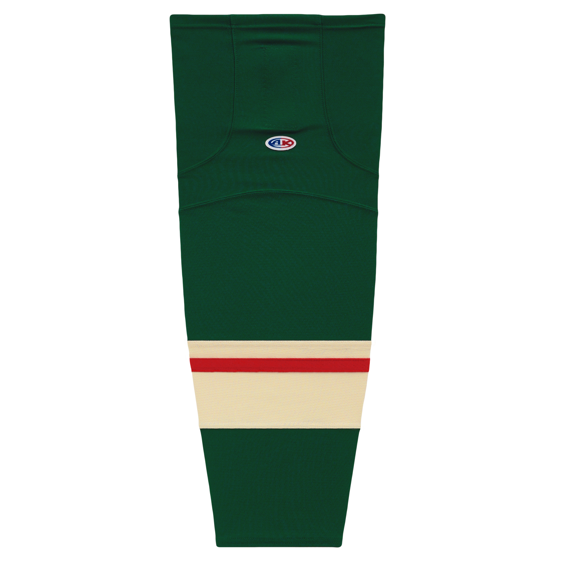 Athletic Knit (AK) HS2100-860 2017 Minnesota Wild Dark Green Mesh Ice Hockey Socks - PSH Sports