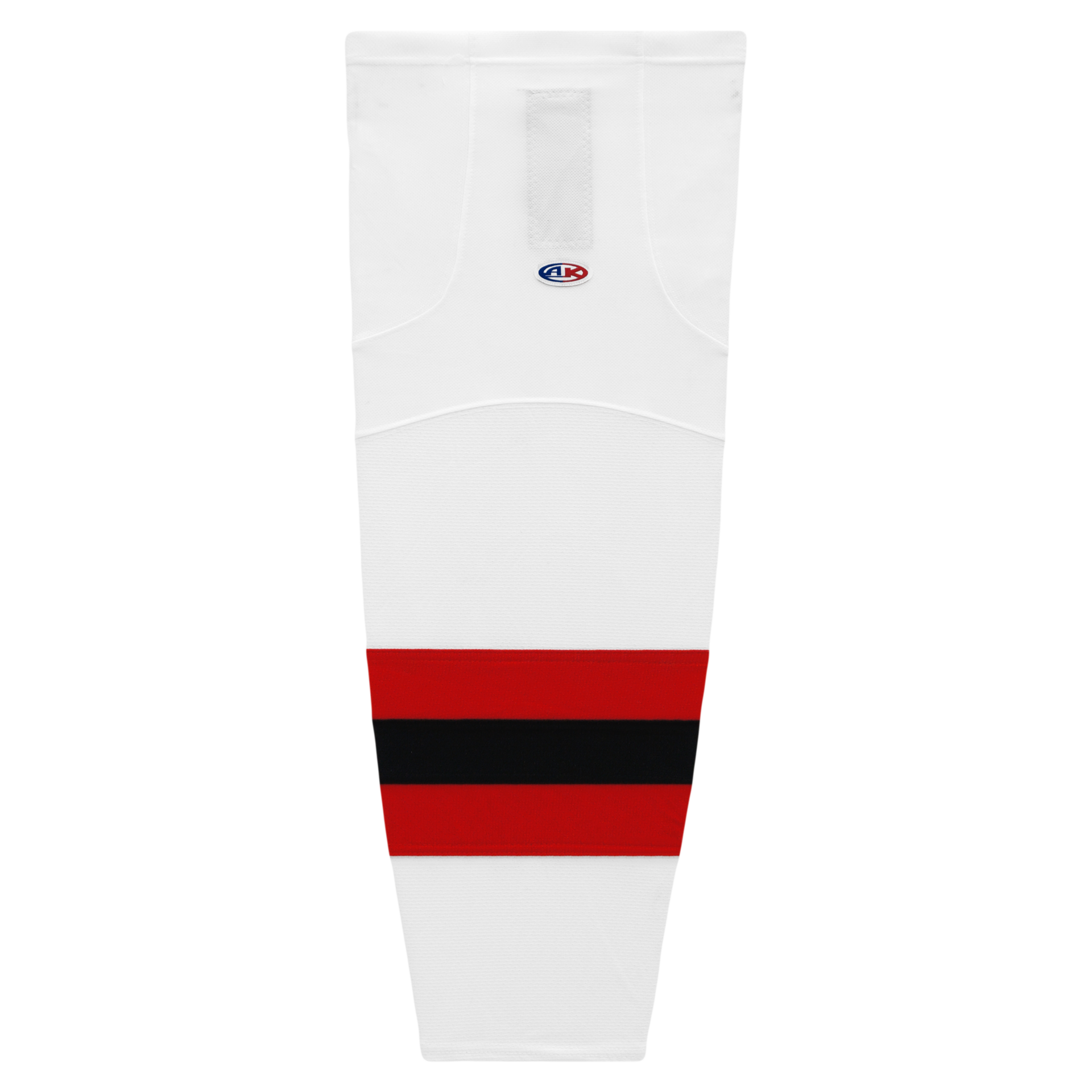 Athletic Knit (AK) HS2100-867 2017 New Jersey Devils White Mesh Ice Hockey Socks - PSH Sports