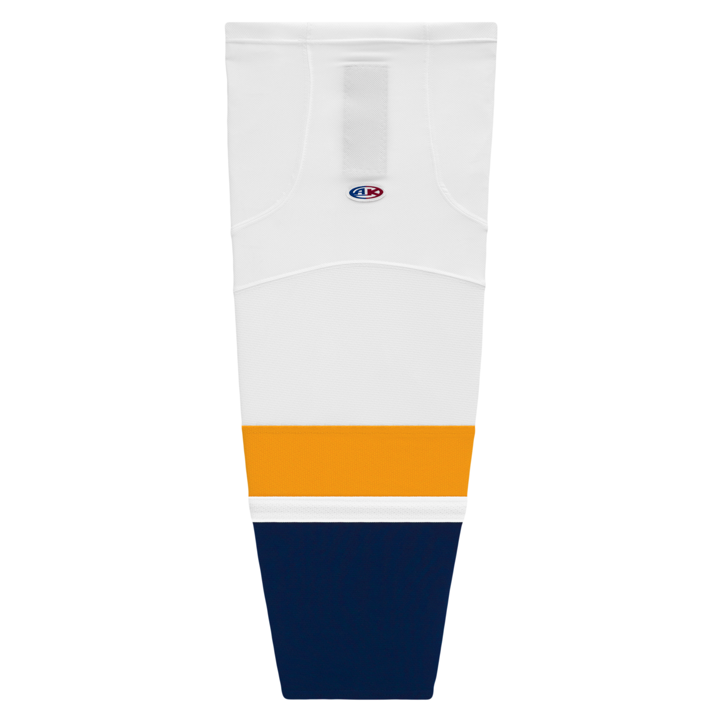 Athletic Knit (AK) HS2100-872 2013 Nashville Predators White Mesh Ice Hockey Socks - PSH Sports