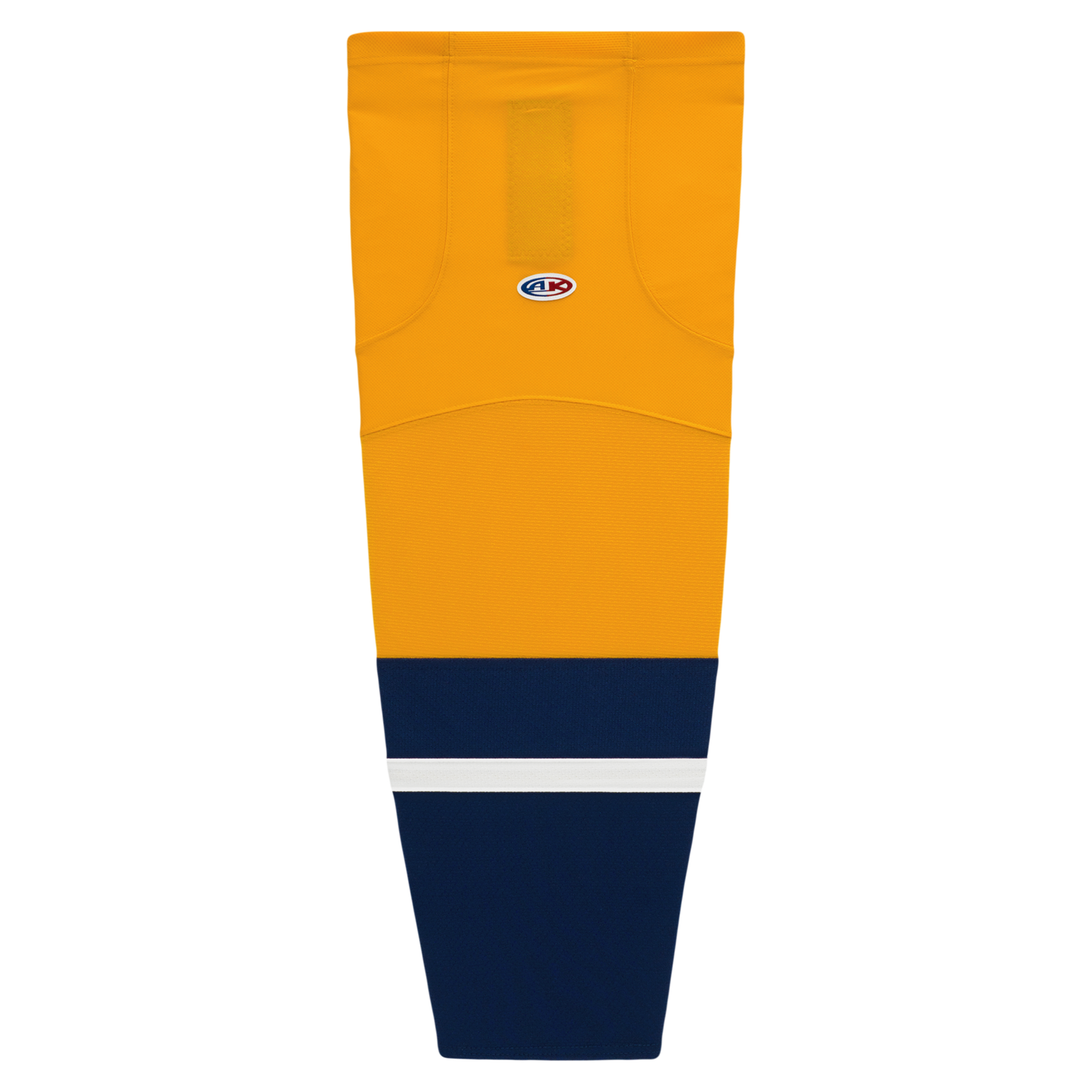 Athletic Knit (AK) HS2100-873 2013 Nashville Predators Gold Mesh Ice Hockey Socks - PSH Sports