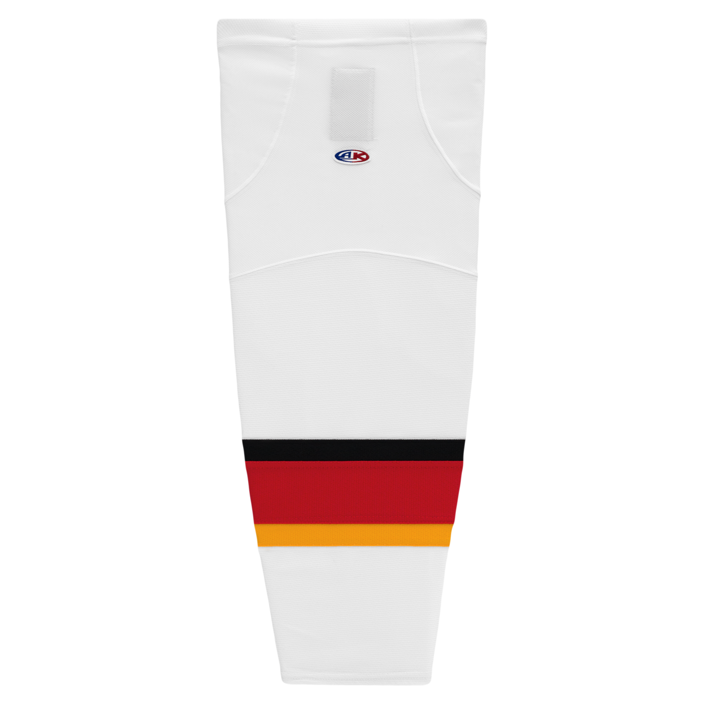 Athletic Knit (AK) HS2100-882 2013 Calgary Flames White Mesh Ice Hockey Socks - PSH Sports
