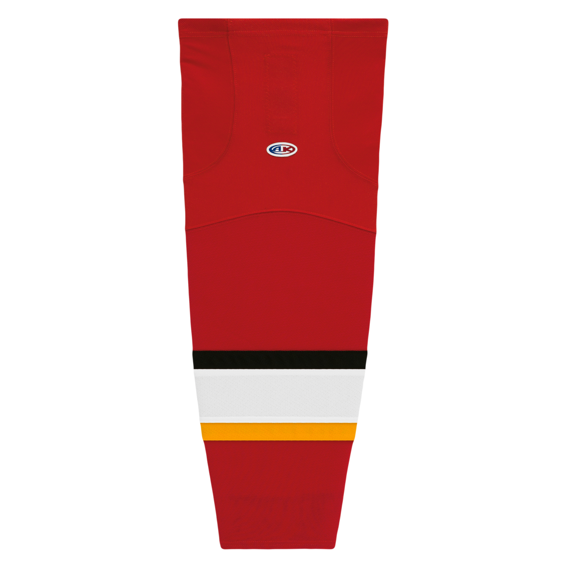 Athletic Knit (AK) HS2100-883 2013 Calgary Flames Red Mesh Ice Hockey Socks - PSH Sports