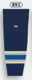 Athletic Knit (AK) HS2100-892 2010 Columbus Blue Jackets Third Navy Mesh Ice Hockey Socks - PSH Sports