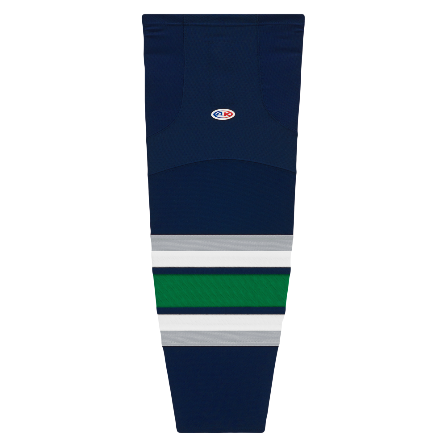Athletic Knit (AK) HS2100-943 Hartford Whalers Navy Mesh Ice Hockey Socks - PSH Sports