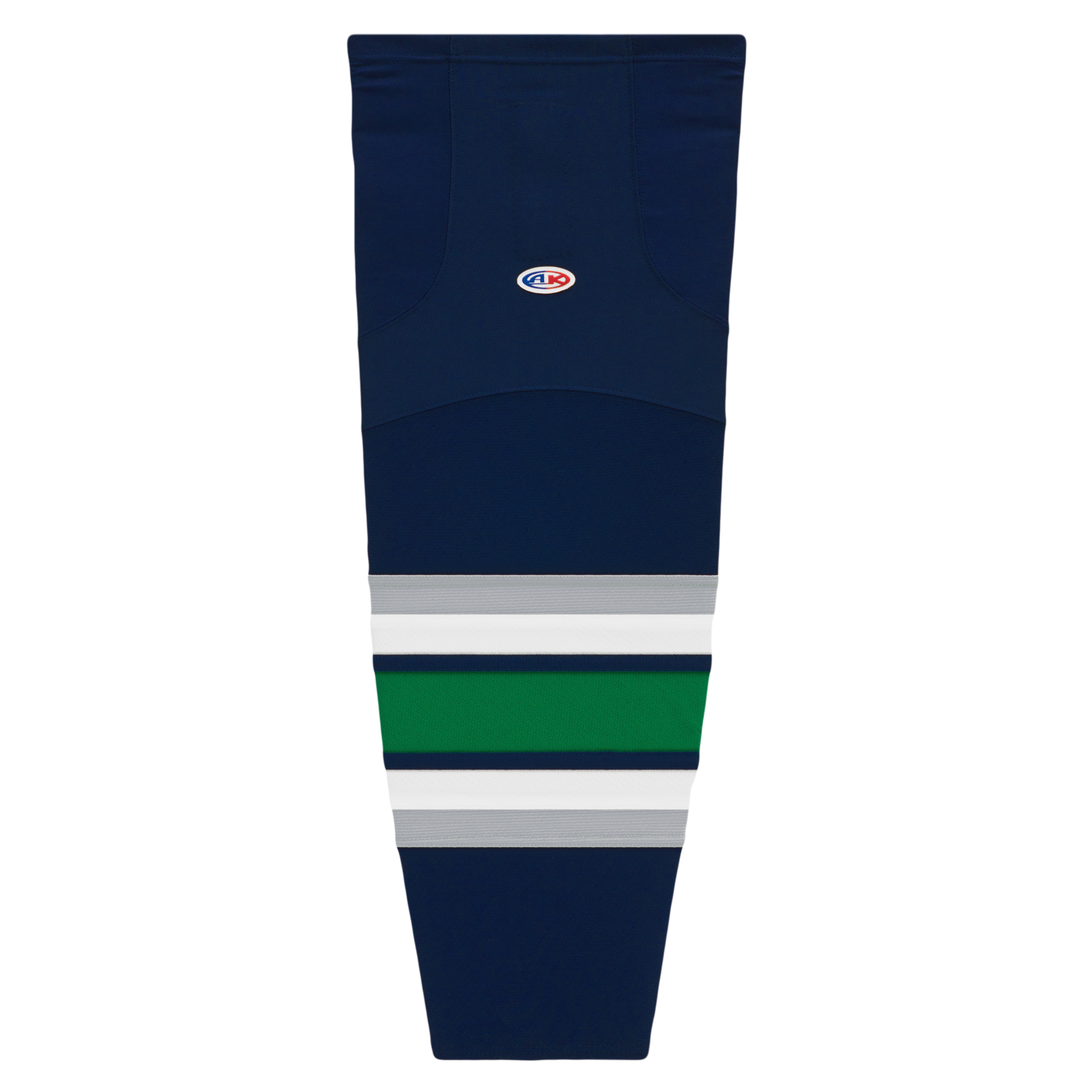 Athletic Knit (AK) HS2100-943 Hartford Whalers Navy Mesh Ice Hockey Socks - PSH Sports