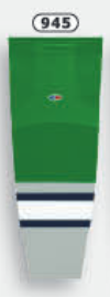 Athletic Knit (AK) HS2100-945 Plymouth Whalers Kelly Green Mesh Ice Hockey Socks - PSH Sports