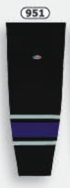 Athletic Knit (AK) HS2100-951 1998 Los Angeles Kings Black Mesh Ice Hockey Socks - PSH Sports