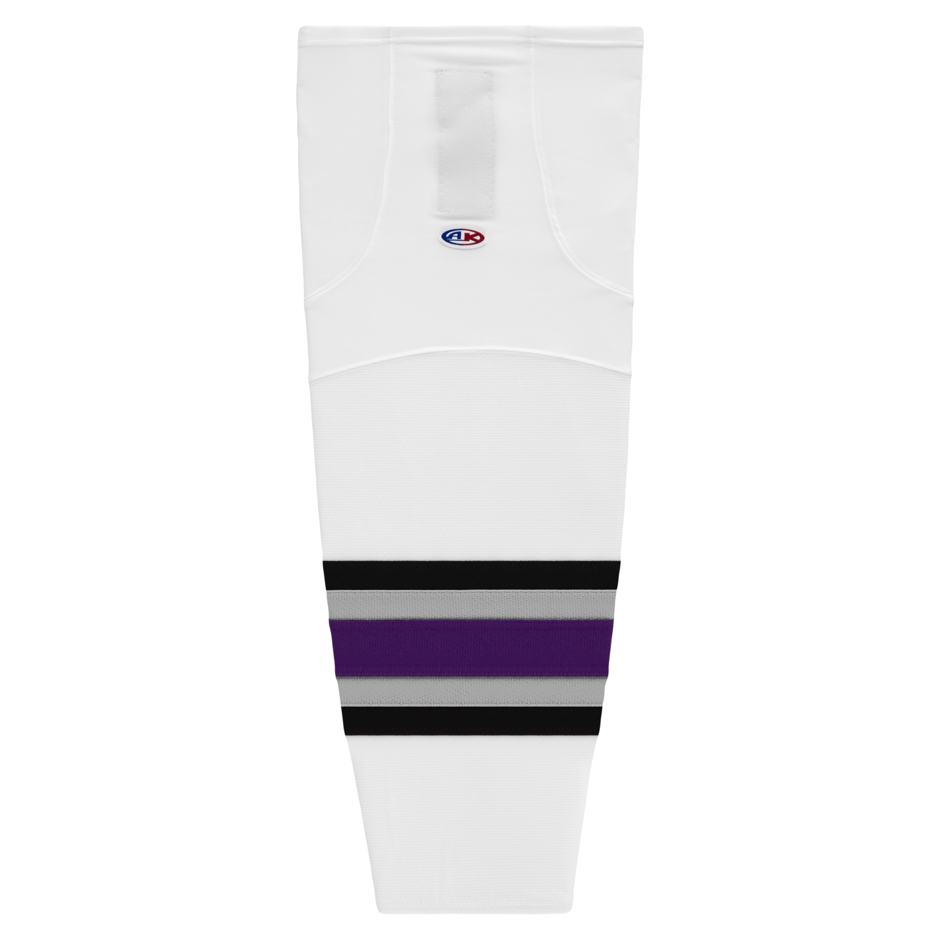 Athletic Knit (AK) HS2100-952 1998 Los Angeles Kings White Mesh Ice Hockey Socks - PSH Sports