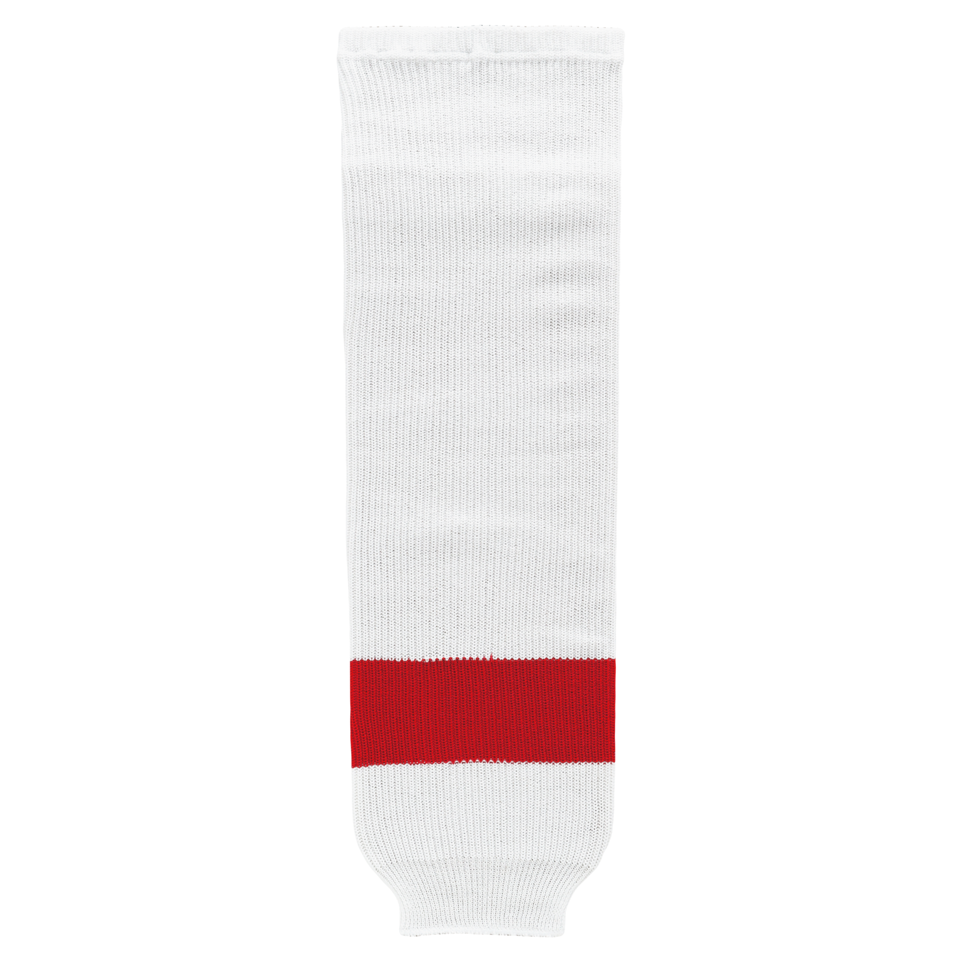 Athletic Knit (AK) HS630-203 Detroit Red Wings White Knit Ice Hockey Socks - PSH Sports