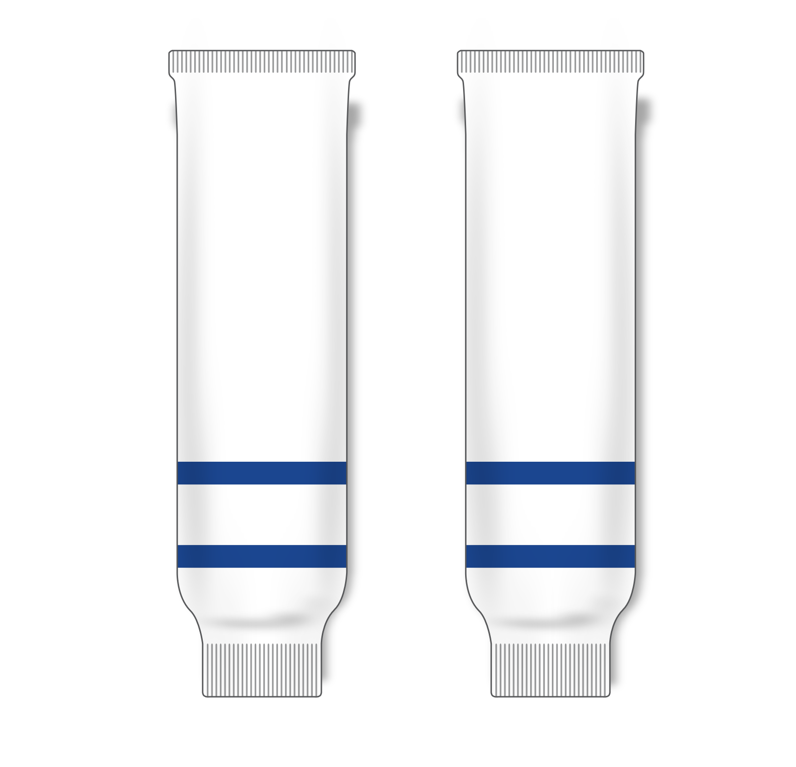 Athletic Knit (AK) HS630 Old Toronto Maple Leafs White Knit Ice Hockey Socks - PSH Sports
