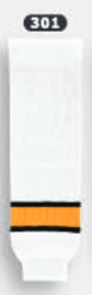 Athletic Knit (AK) HS630-301 North Bay Centennials White Knit Ice Hockey Socks - PSH Sports
