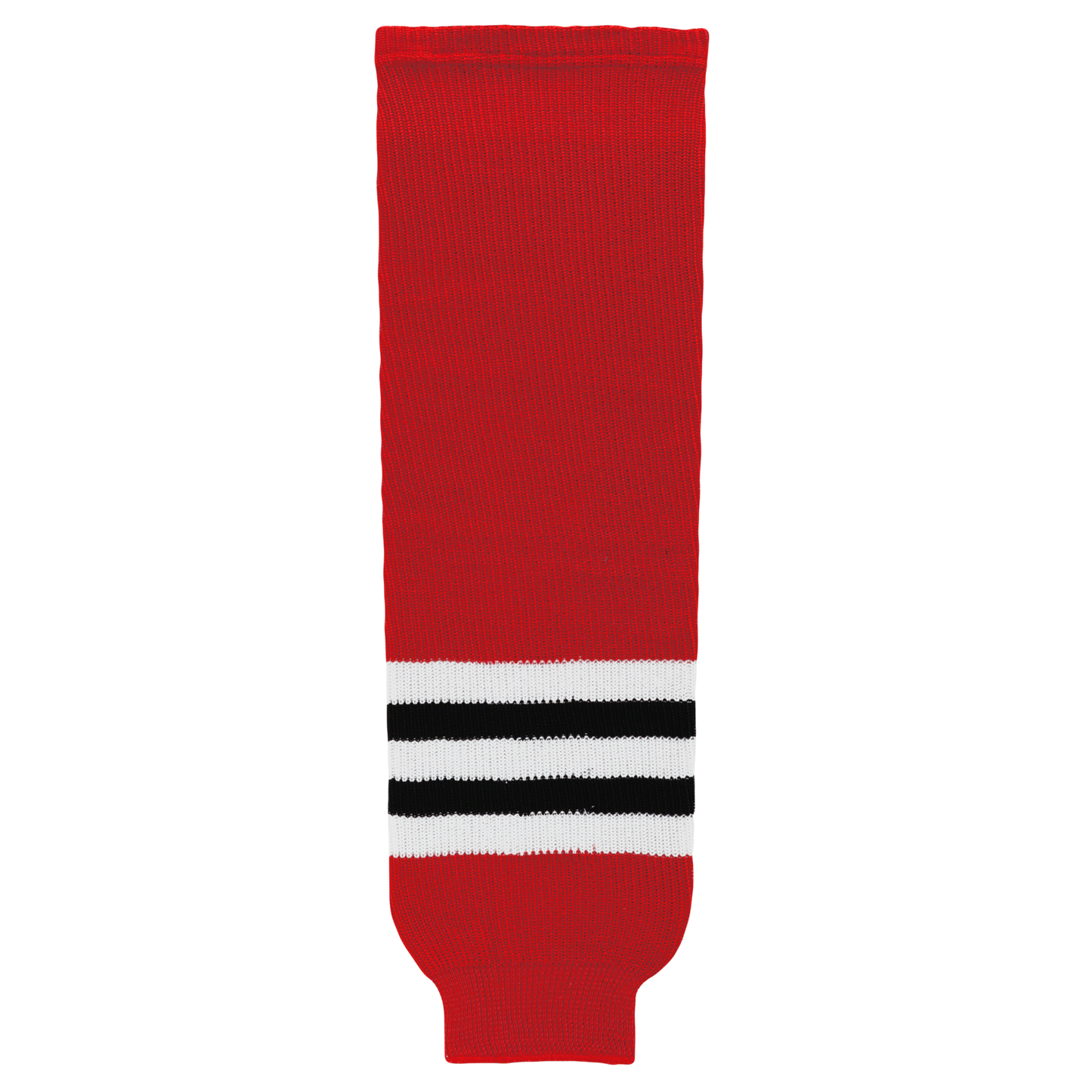 Athletic Knit (AK) HS630-304 Chicago Blackhawks Red Knit Ice Hockey Socks - PSH Sports