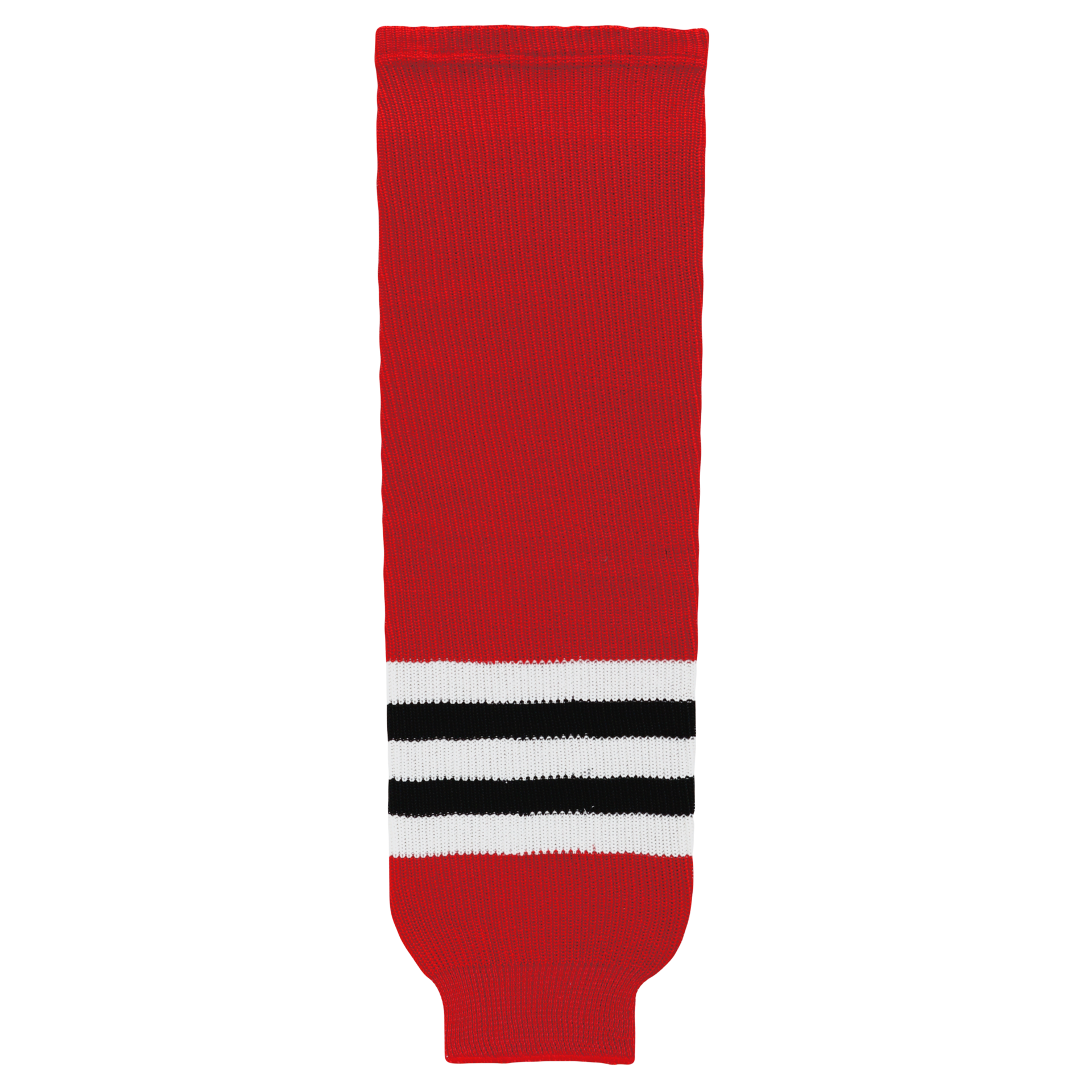 Athletic Knit (AK) HS630-304 Chicago Blackhawks Red Knit Ice Hockey Socks - PSH Sports