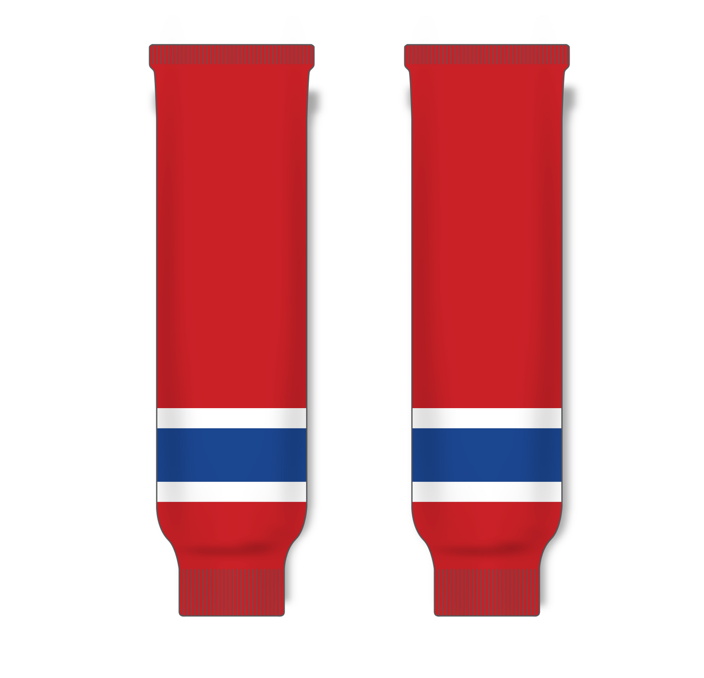 Athletic Knit (AK) HS630 Montreal Canadiens Red Knit Ice Hockey Socks - PSH Sports