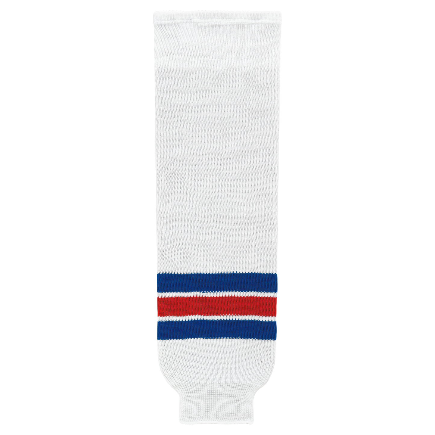 Athletic Knit (AK) HS630-313 Kitchener Rangers White Knit Ice Hockey Socks - PSH Sports